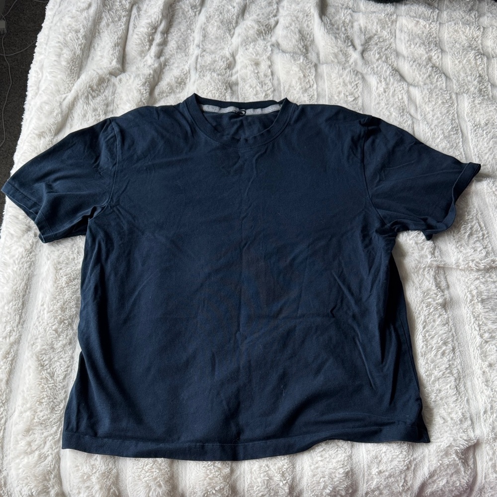 lululemon athletica Dark Blue Short Sleeve Tee